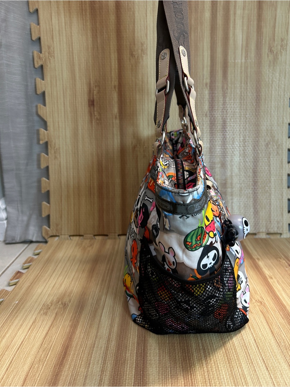 Vintage Tokidoki for LeSportsac Buon Viaggio Inferno Tote Bag - Picture 3 of 14